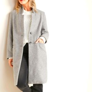 Oversized Soft-brushed Overcoat